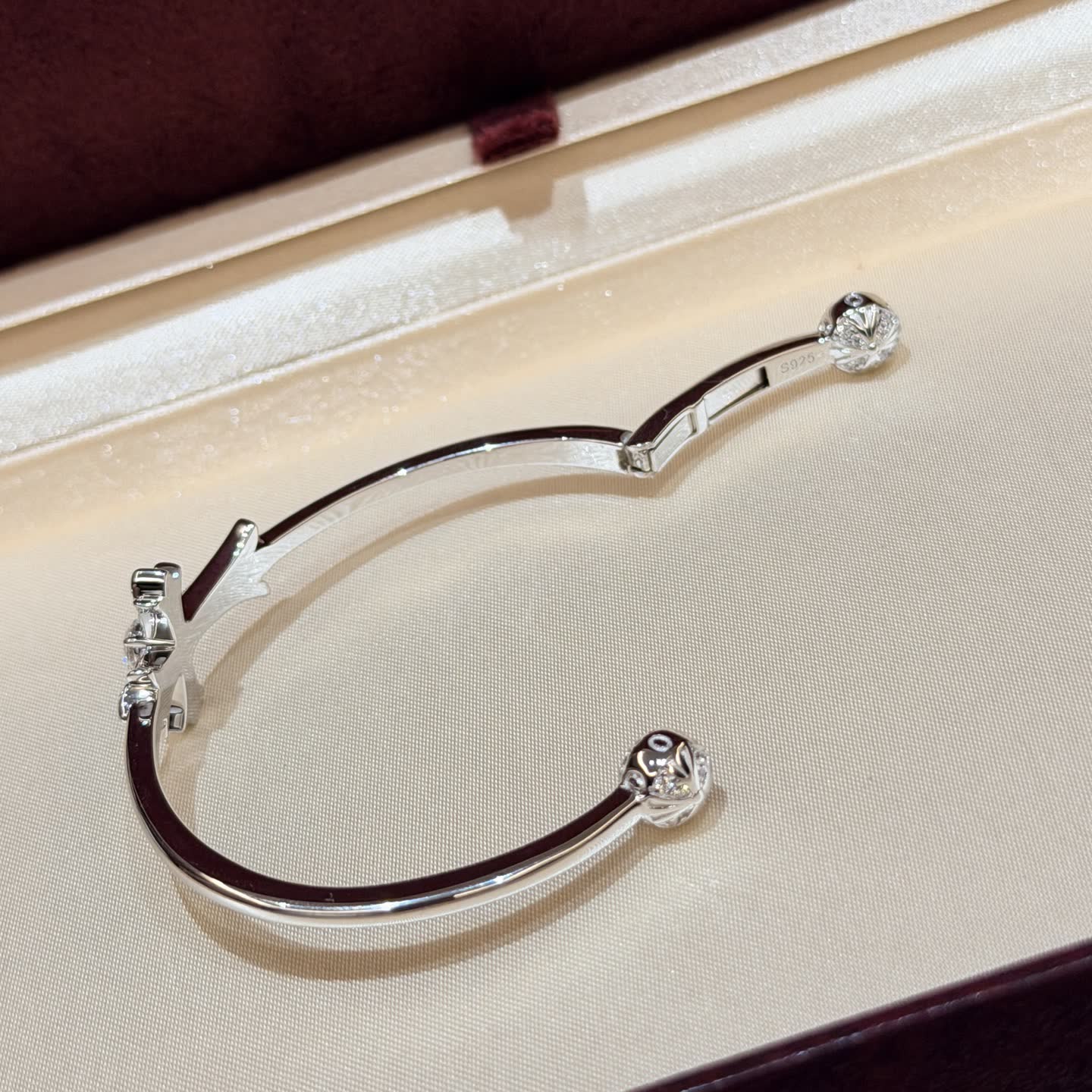 Chrome Hearts Silver Cross Diamond Bracelet Chrome Hearts Silver Cross Diamond Bracelet